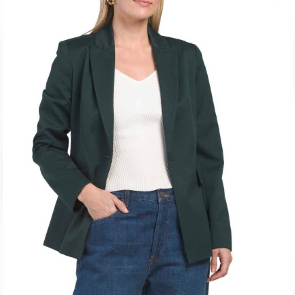 Elie Tahari Dark Green Blazer